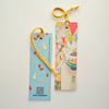 Lesezeichen mit Kordel - Zubehör zum Buch - Luzi feiert Geburtstag - nachhaltig - Geschenk - für Kinder - 15x5cm
