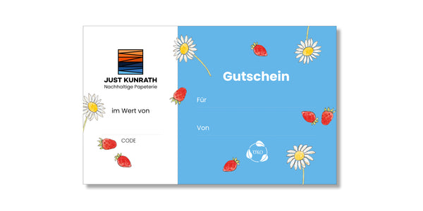 Geschenkgutschein - Manufaktur für Kinderbücher und Papeteriewaren - Dekoration und Kunstdrucke